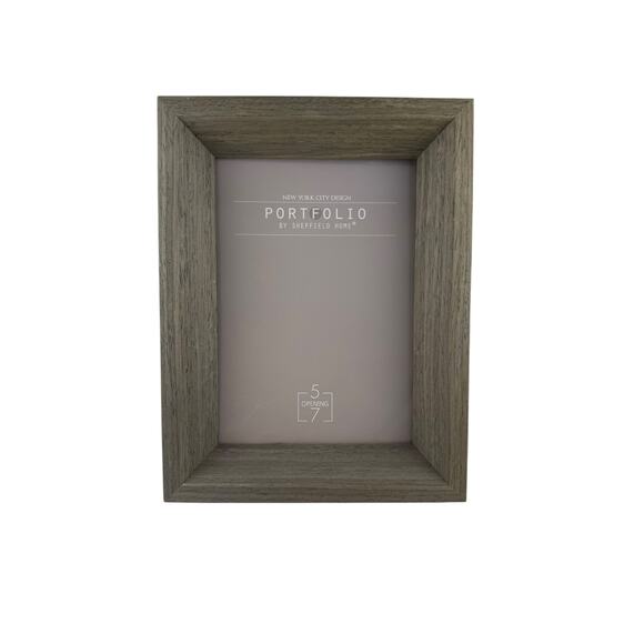 Portfolio by Sheffield Home Picture Frame 5x7 Ash Easel Back - Picture 1 of 2